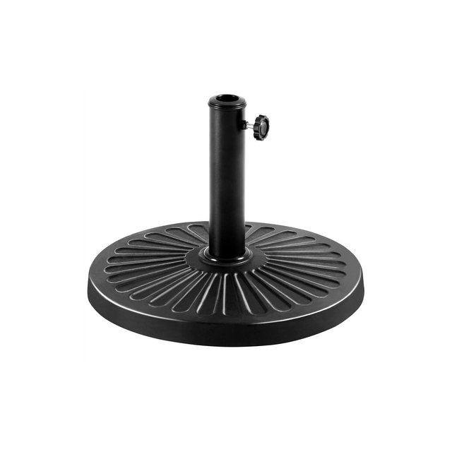 Yaheetech 17.5" Outdoor Patio Heavy Duty Market Umbrella Base, Black