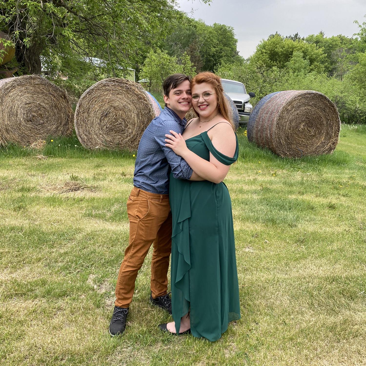 Right before Toni and Martin’s wedding