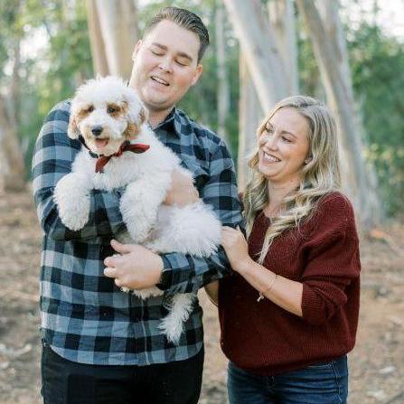 Moments before Don proposed. Finn was excited to be included.