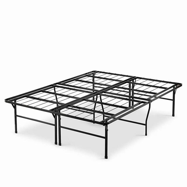 Zinus Casey 18-Inch SmartBase Mattress Foundation | 4" High Extra for under bed storage | No box spring required | Queen