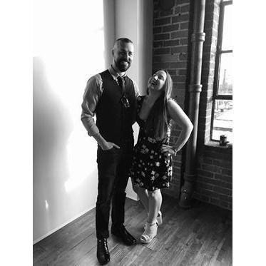 He always makes her laugh. Our first Wedding as eachother's dates.