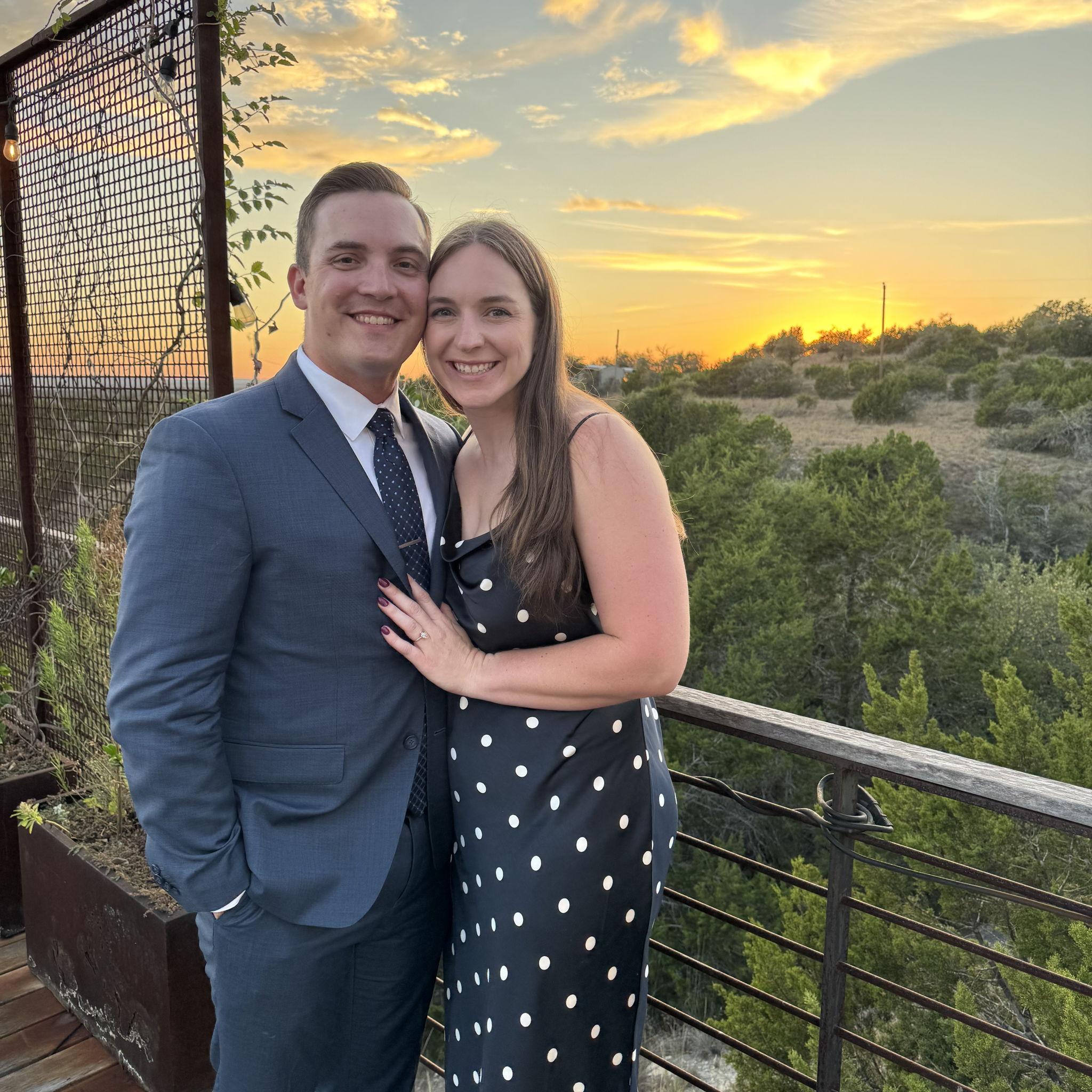 Wedding date for Laura and Chris!