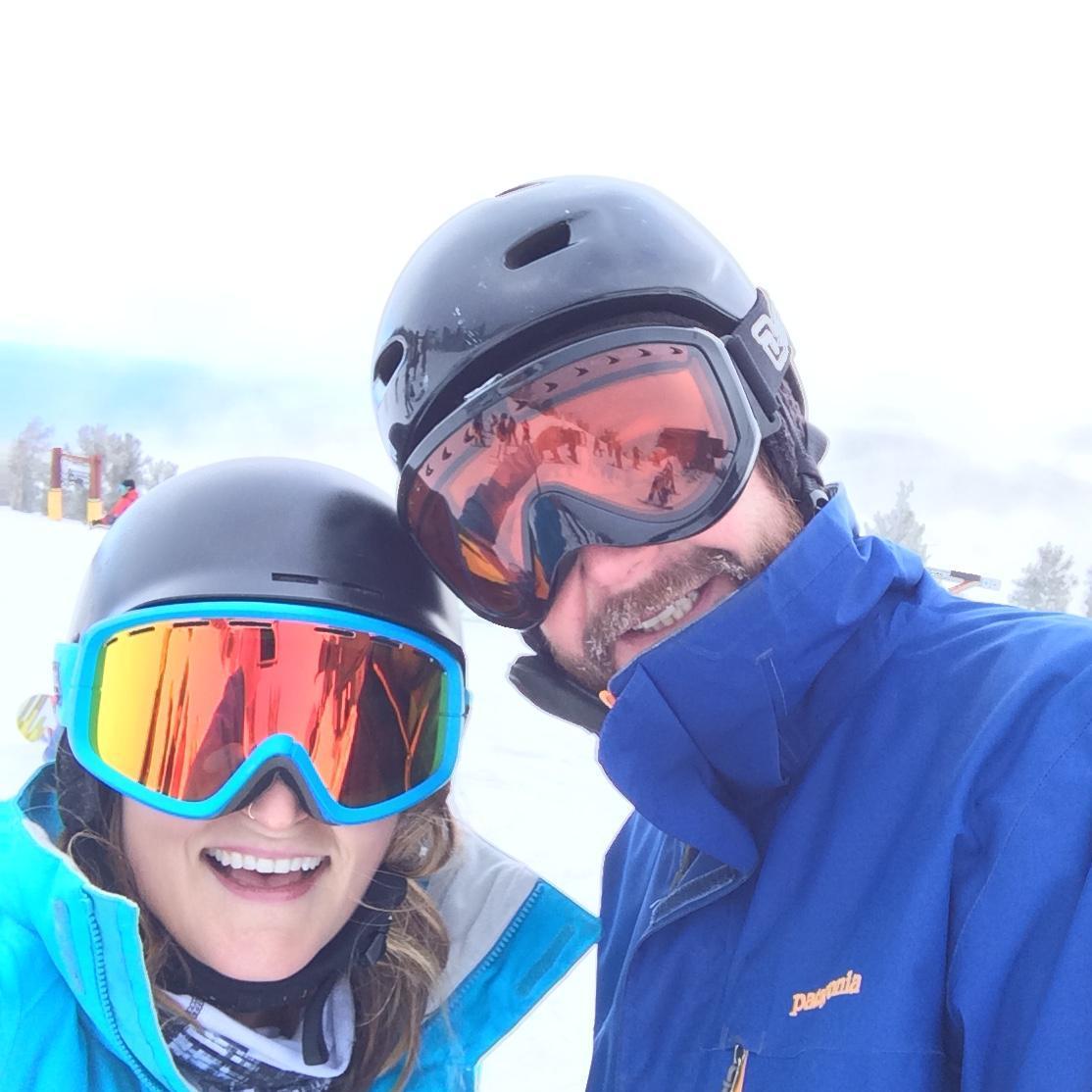 My favorite ski buddy.