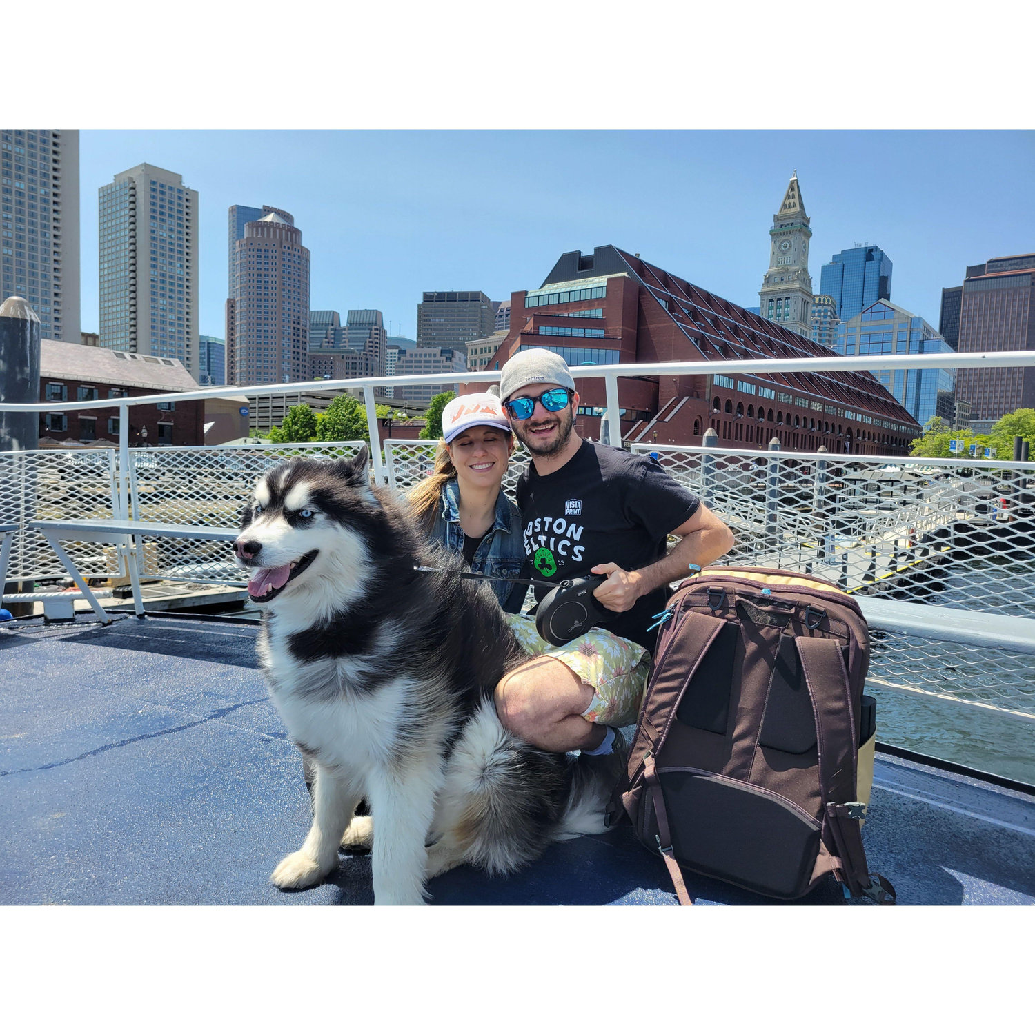 Ferry ride date to Ali's apartment in East Boston