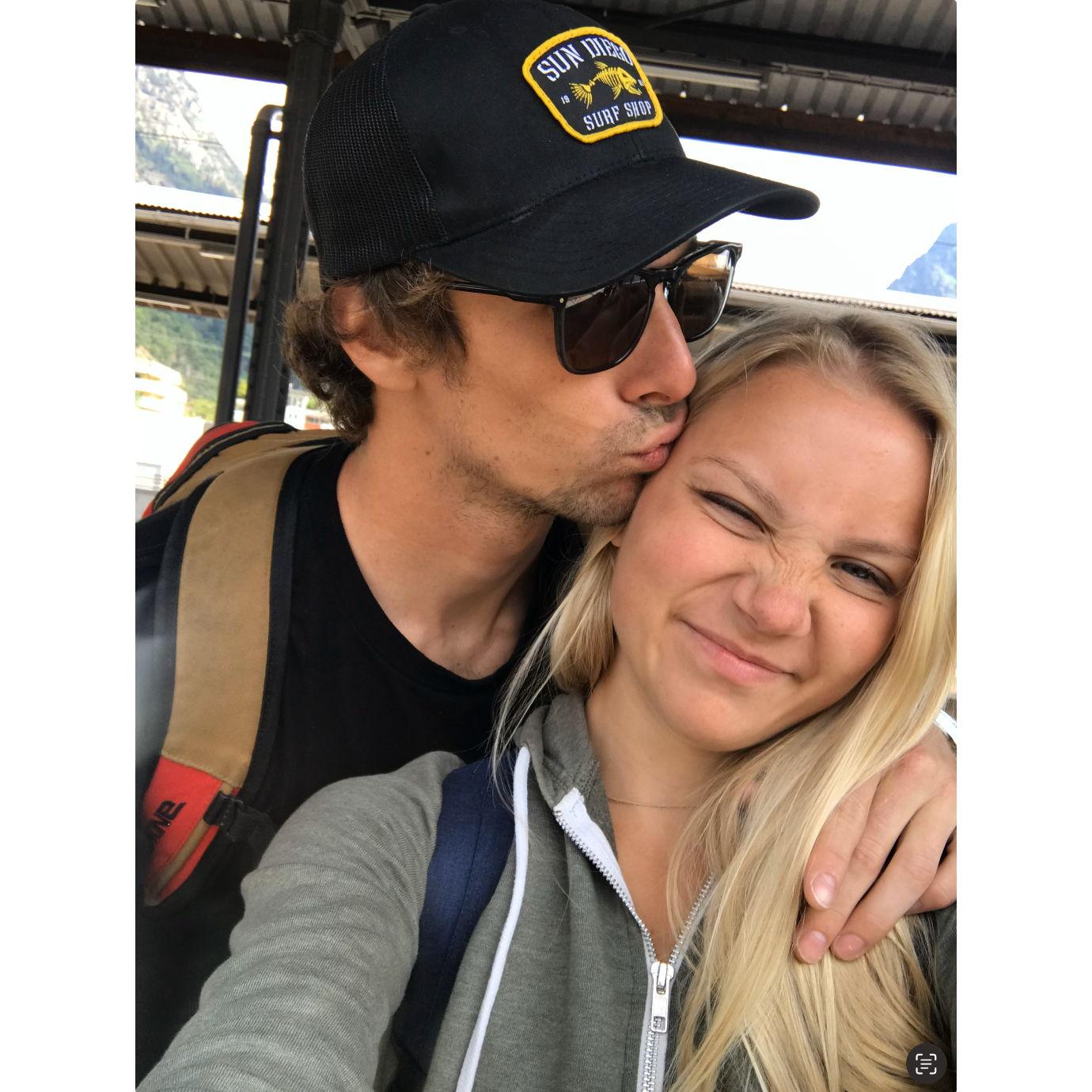 Smooches in Europe!