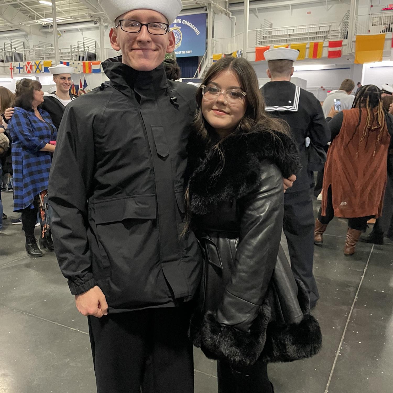Zach’s Navy bootcamp graduation!