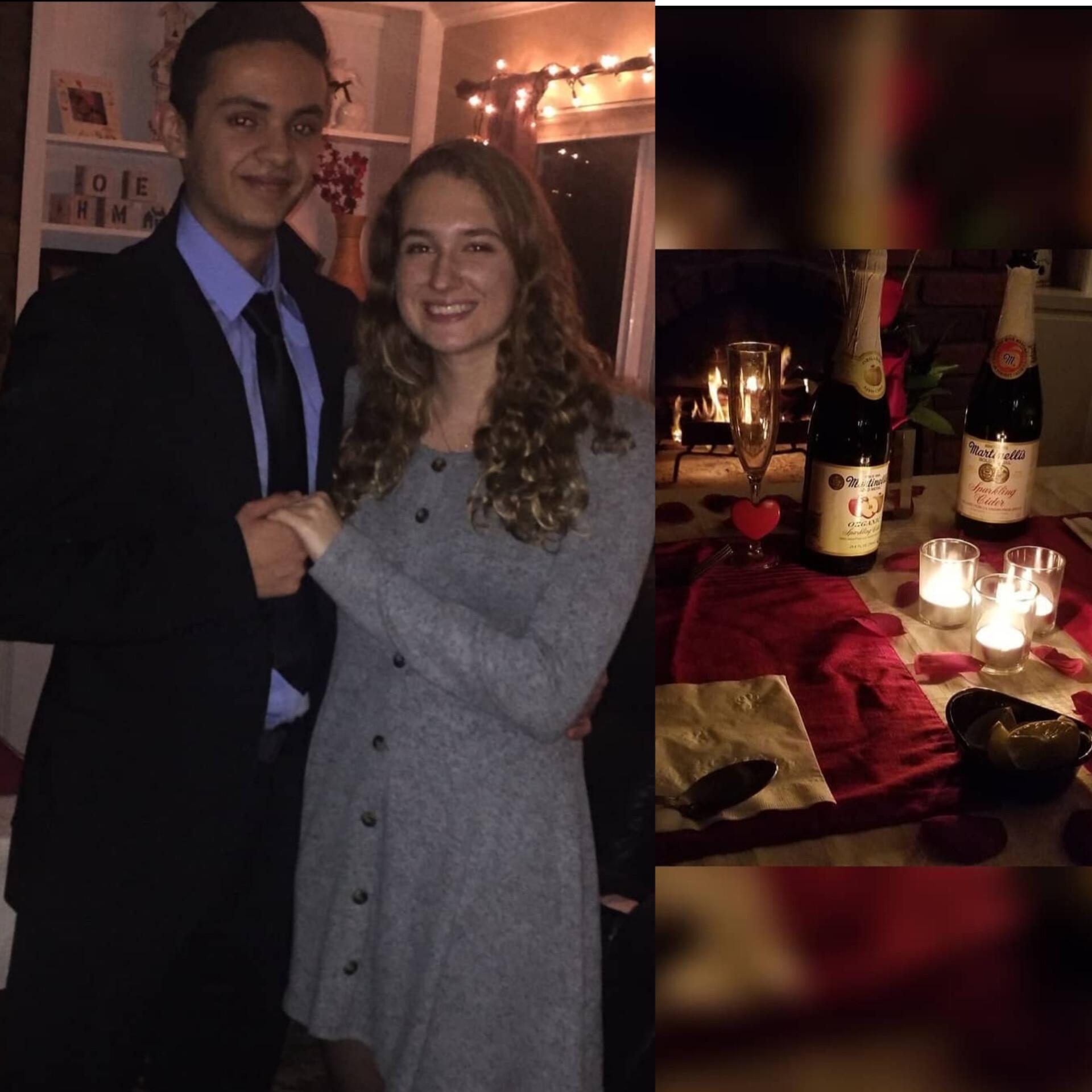 Our 2nd anniversary! This time Kaitlin surprised Emilio with a romantic dinner and we had a beautiful night in! / Nuestro 2º aniversario! Esta vez Kaitlin sorprendió a Emilio con una cena romantica y pasamos una hermosa tarde!