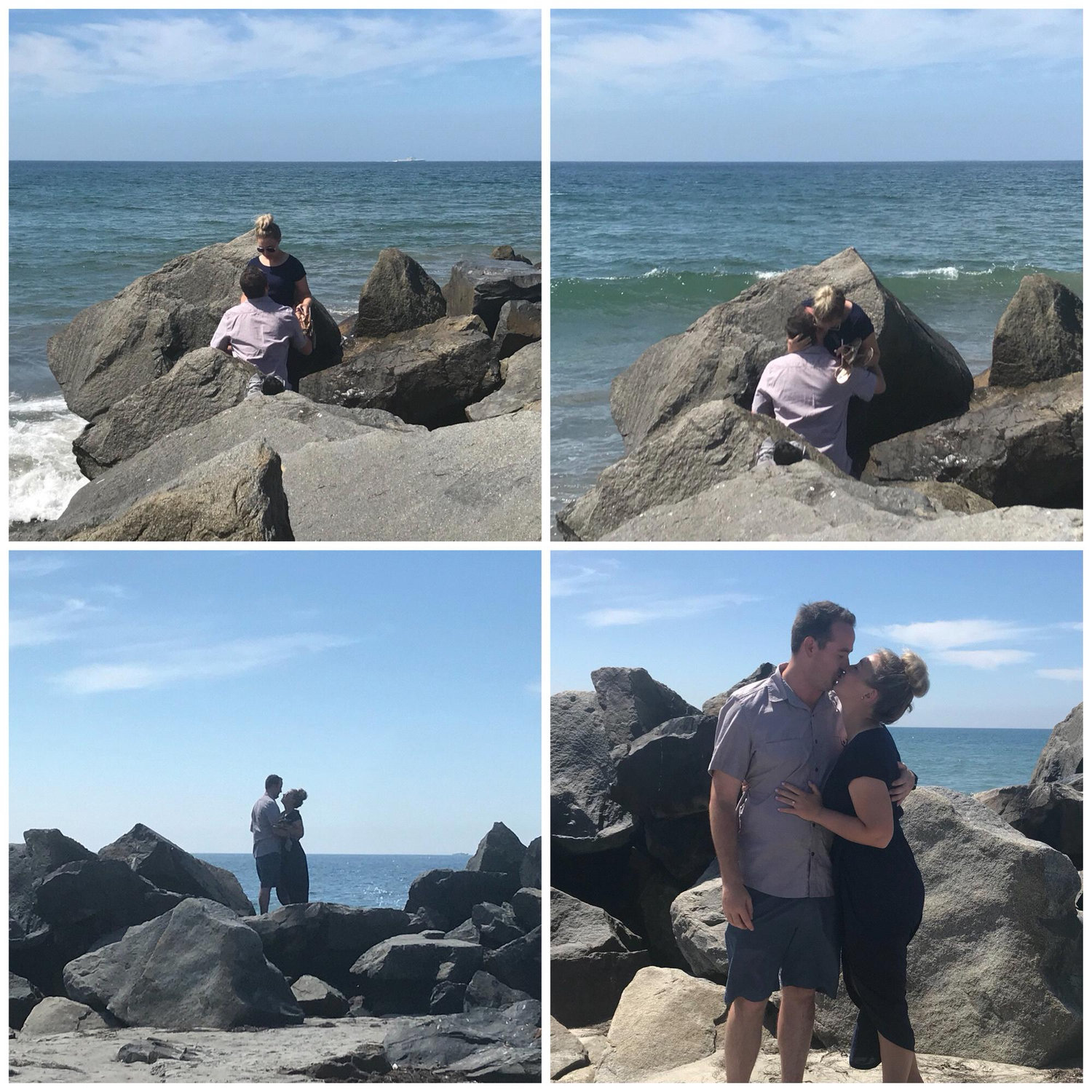 Cory proposed on Coronado Beach in San Diego