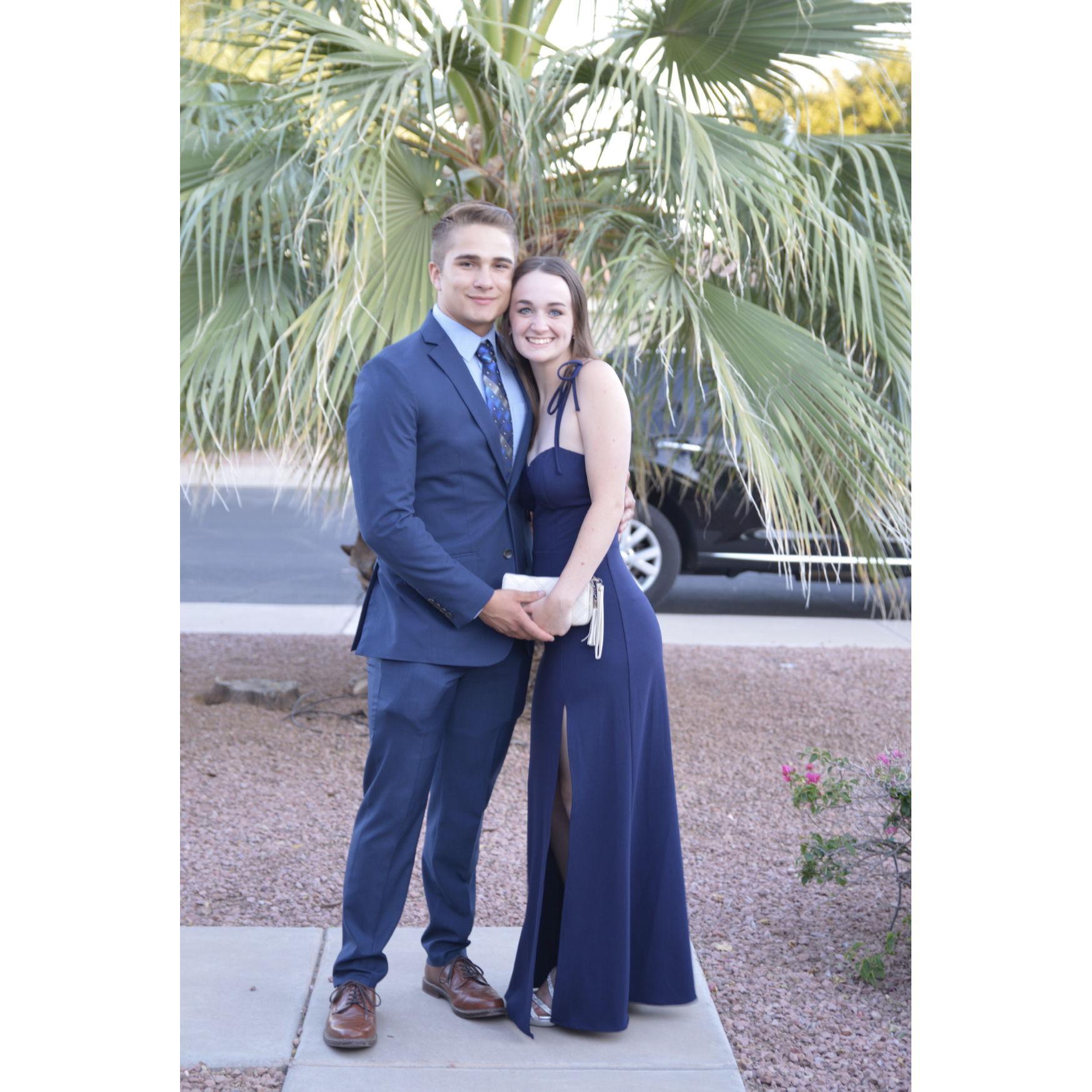 We love to dress up and go on one fancy date anytime we travel. This time we were in Phoenix and Malachi took me to a rooftop restaurant that rotated! The view was beautiful.