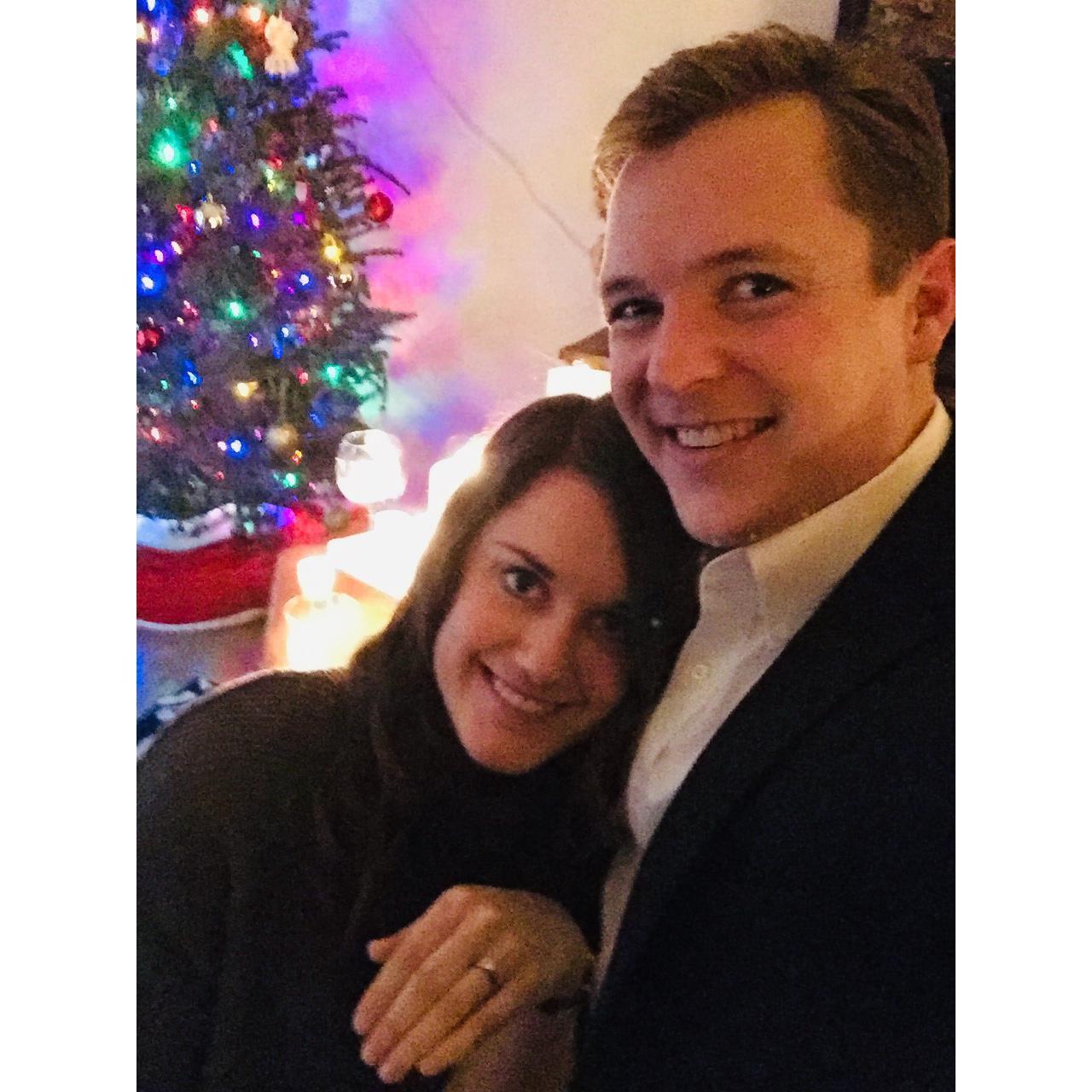 Patrick's favorite picture from the evening we got engaged (sadly poor quality)