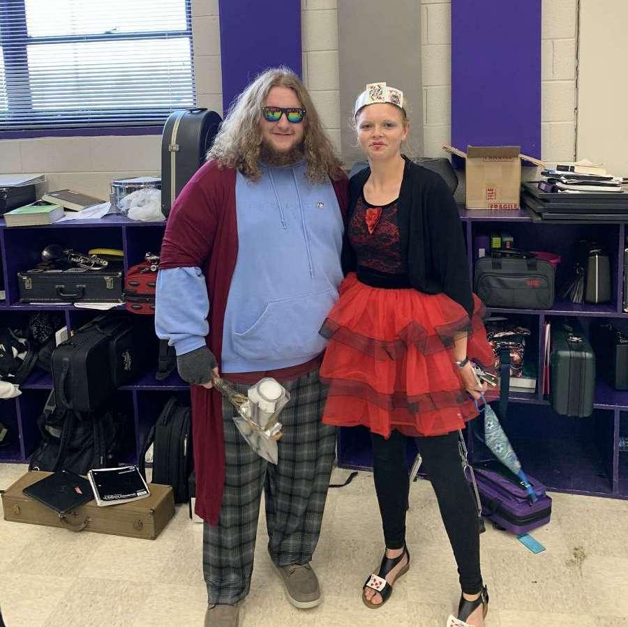 First pic together before we were dating... Halloween