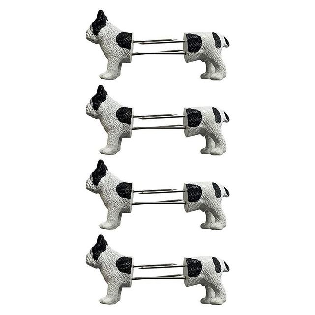 Outset Frenchie Corn Holder, 1” x 2.25” x 1.75”, Black, White