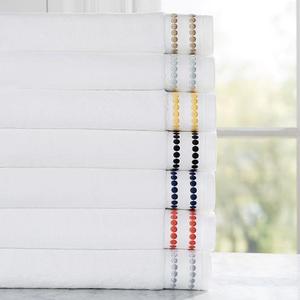 Pearl Embroidered Organic Towels
