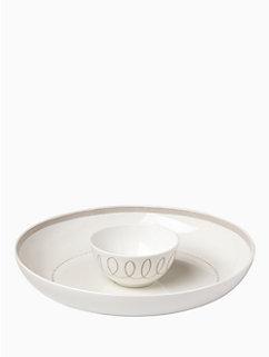 Chip and dip bowl