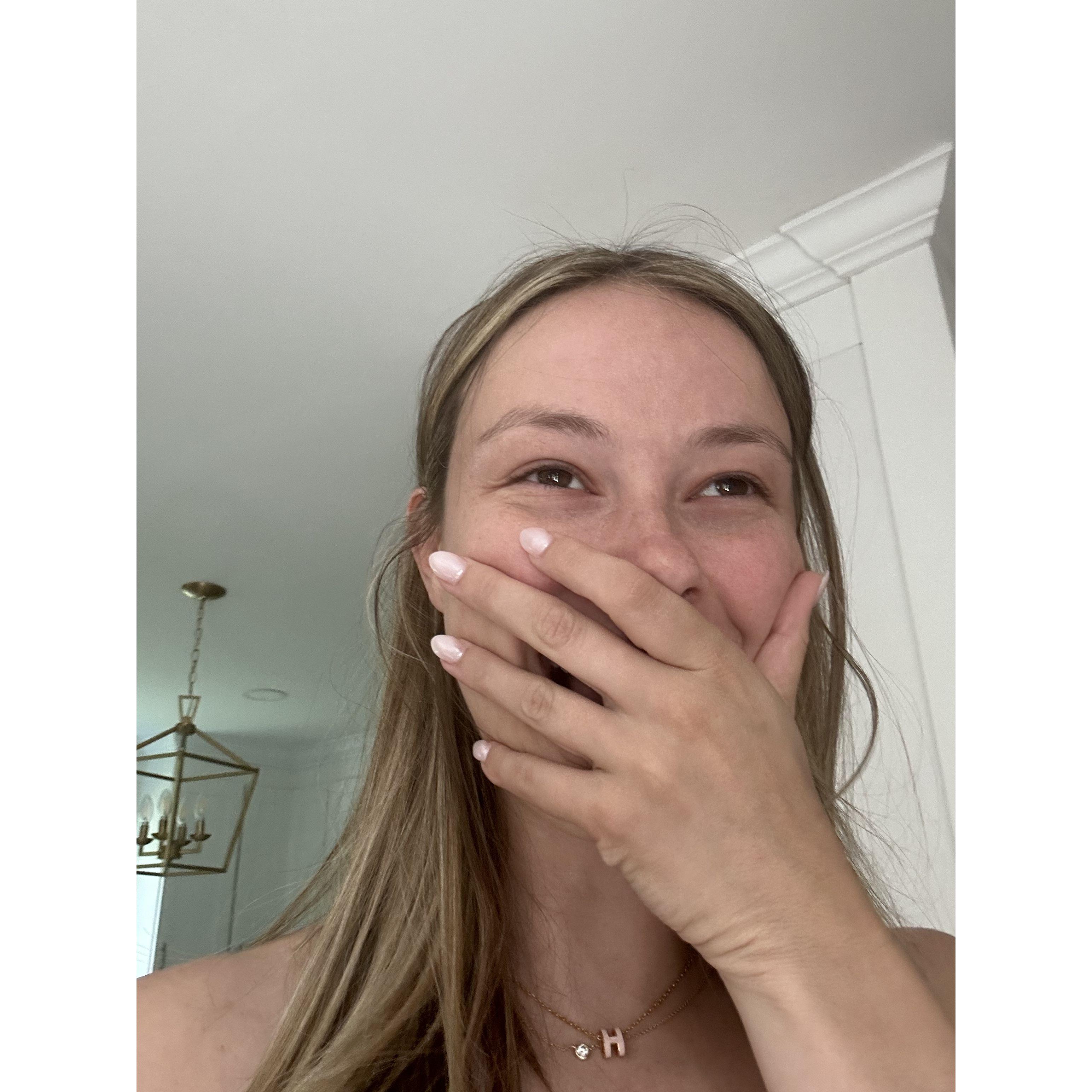 The moment Liam told me we were going to Richmond for our anniversary weekend