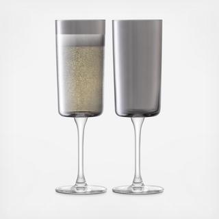 Lunar Champagne Flute, Set of 4