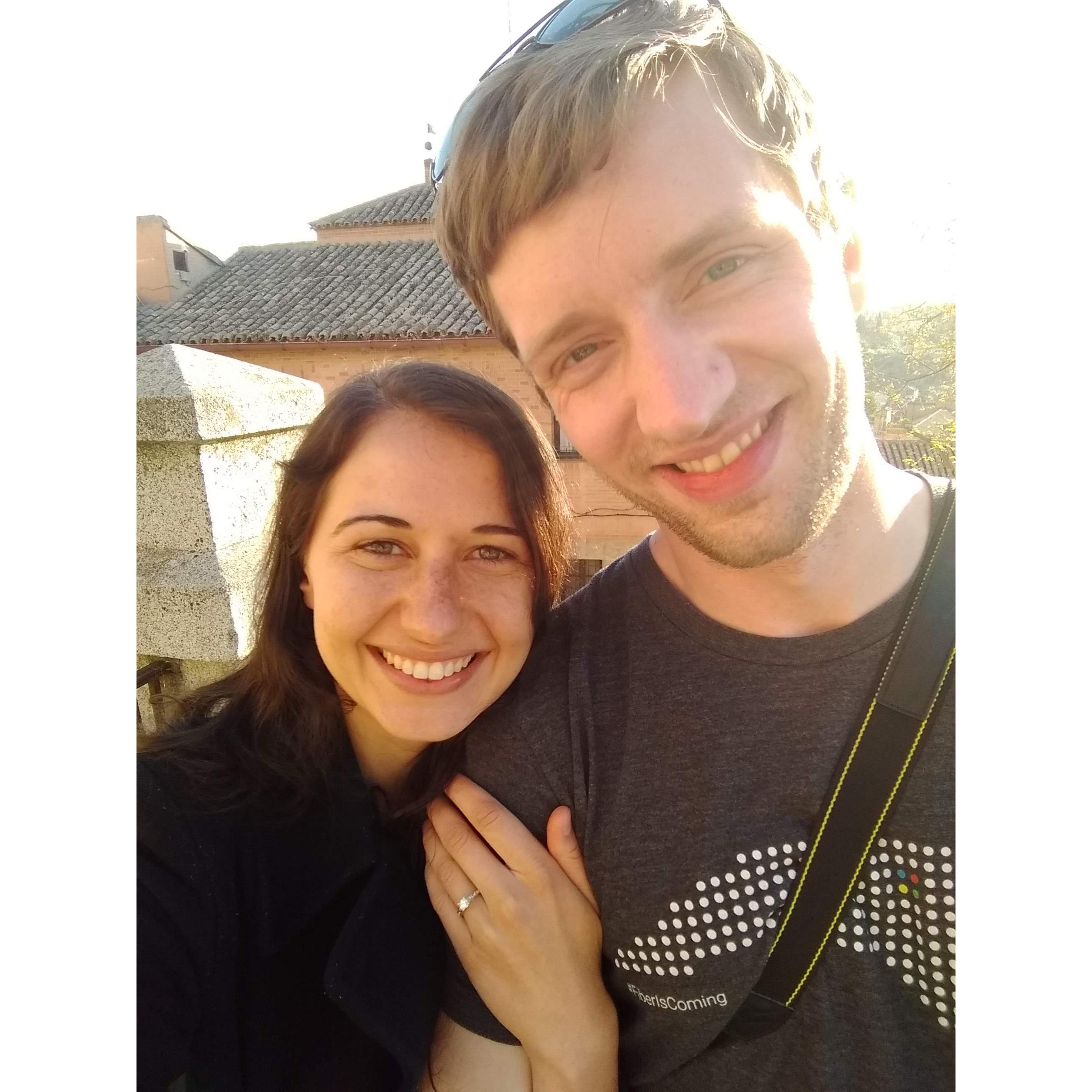 Just engaged! (March 27, 2019 in Toledo, Spain)