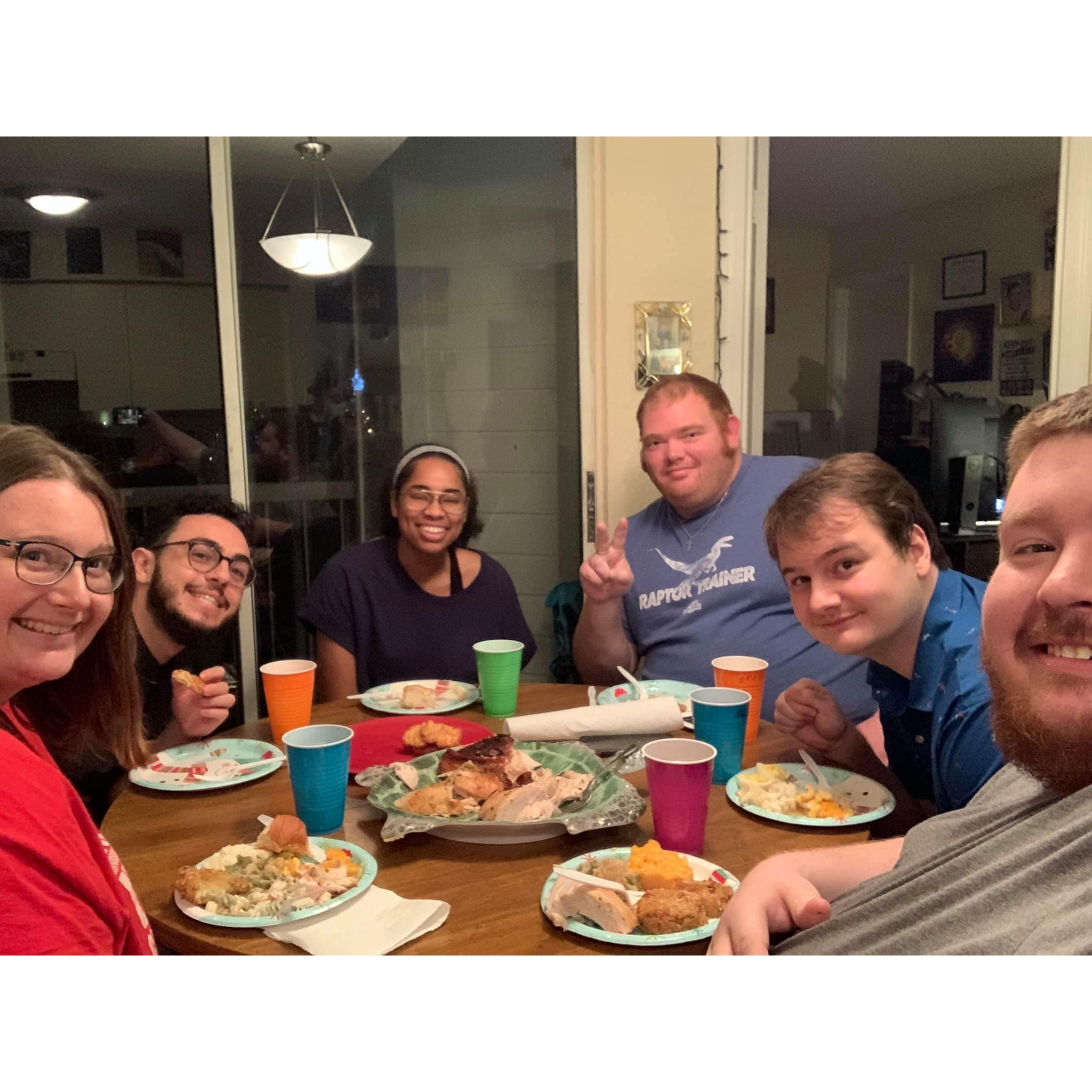 We hosted friends giving for the first time