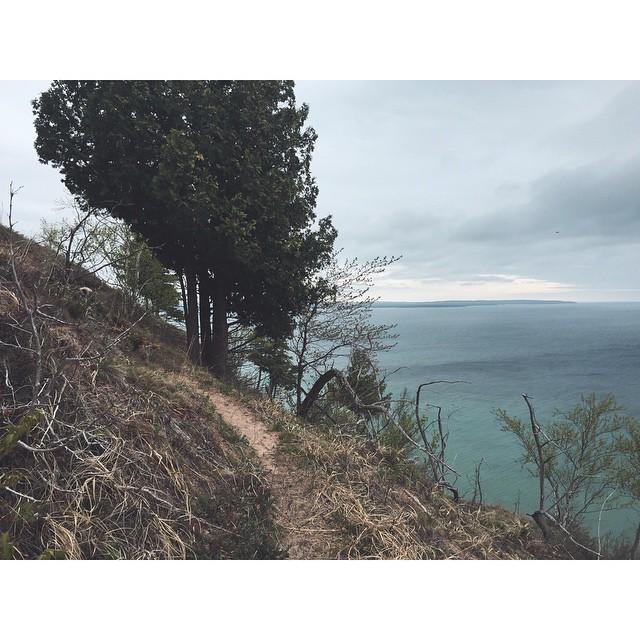May 10th, 2015:
Walking the very steep bluffs on the coast of Lake Michigan. 🌳