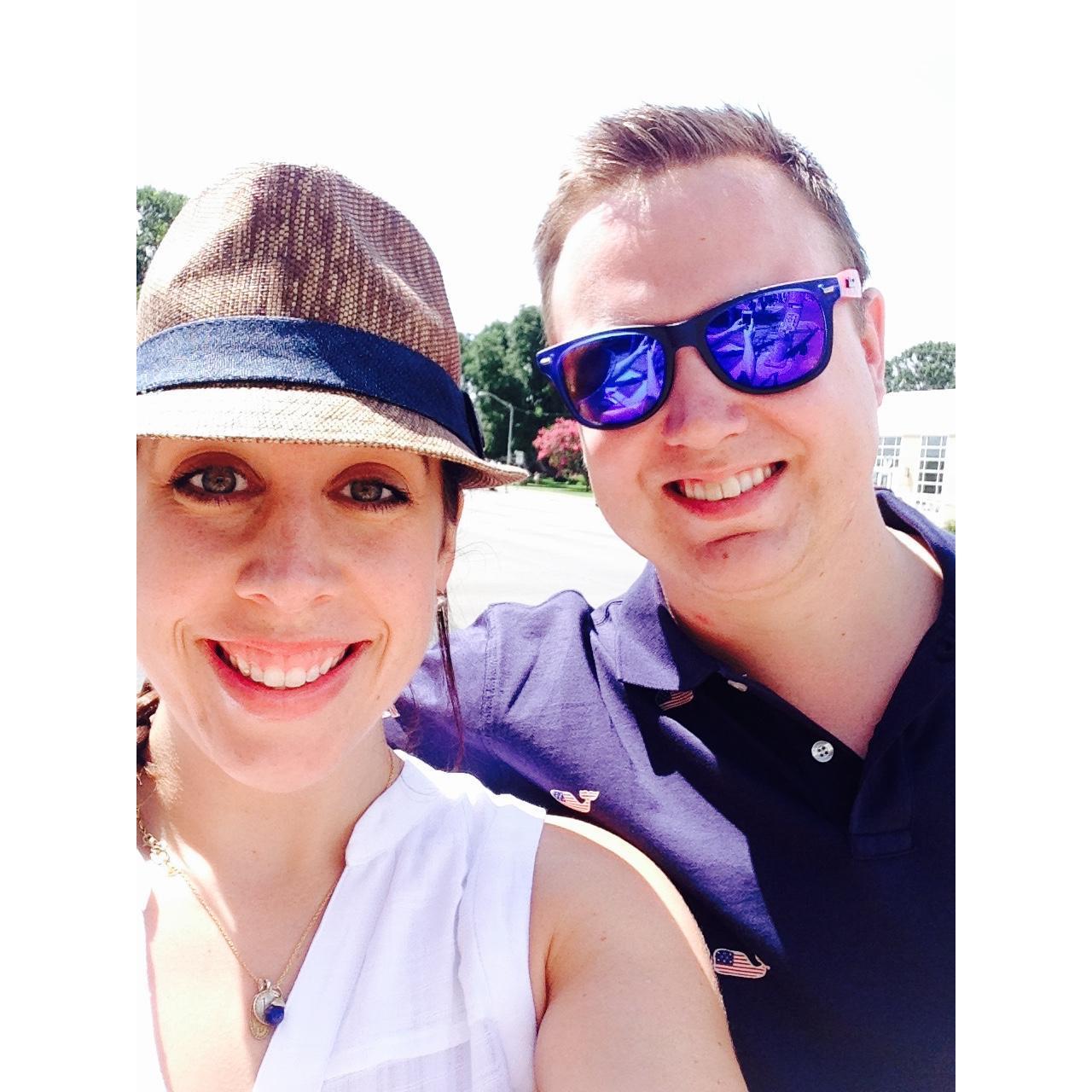 Our first trip to Texas Wine Country, Fredericksburg, TX, where we eventually got engaged!