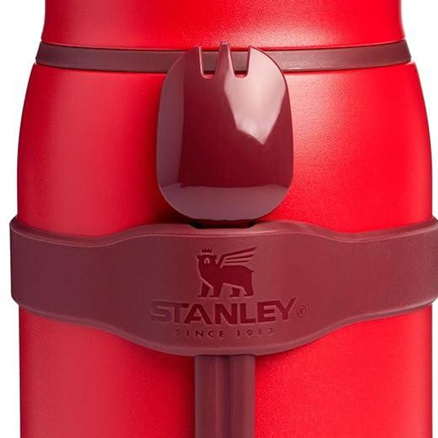 Stanley Adventure To-Go Food Jar | Vacuum Insulated Thermos Food Container | Wide Mouth Screw On Lid | Packable for Travel | Stainless Steel with Leakproof Lid | BPA-Free