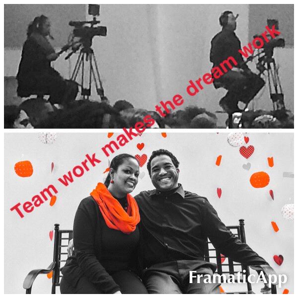 Our friendship started with us serving together on the media ministry at church.