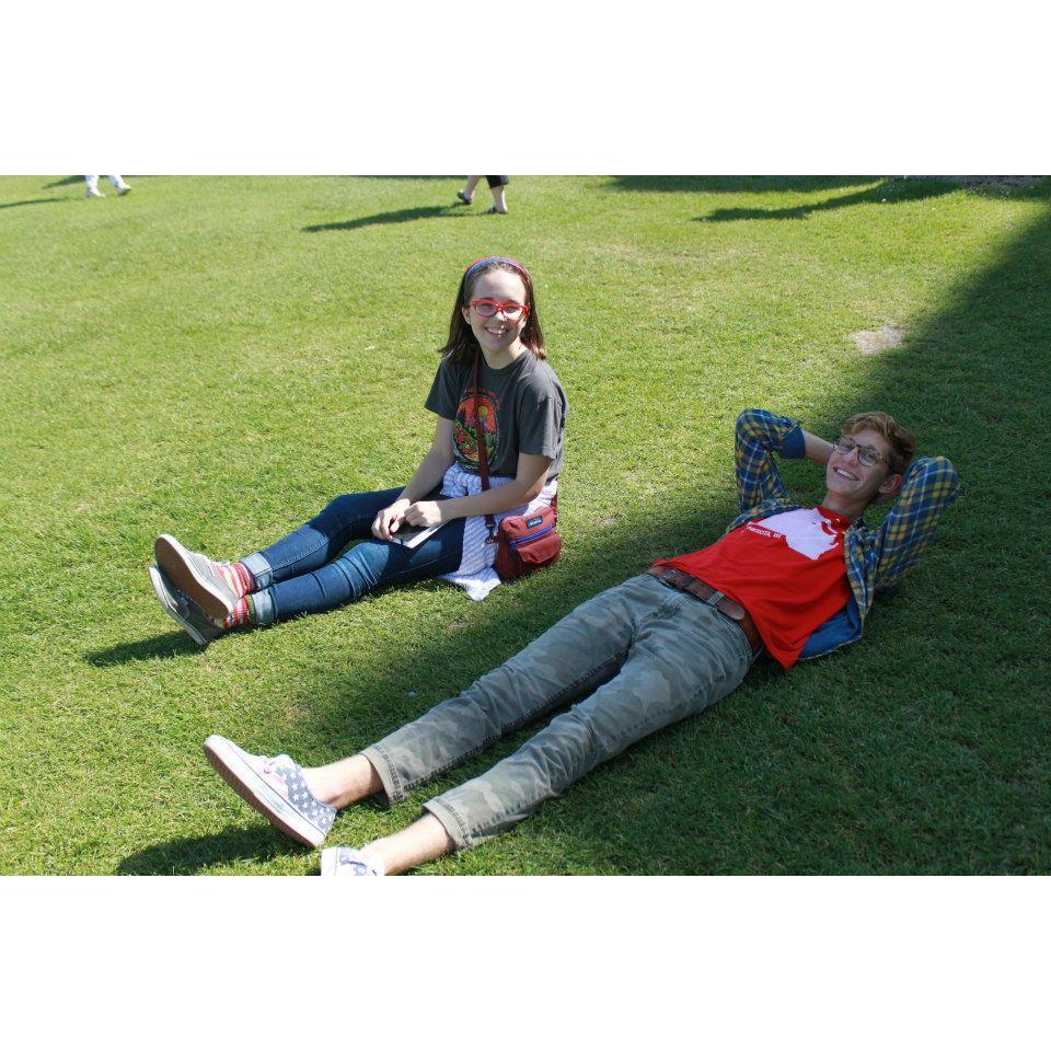 Another one of our first photos together in Ireland.