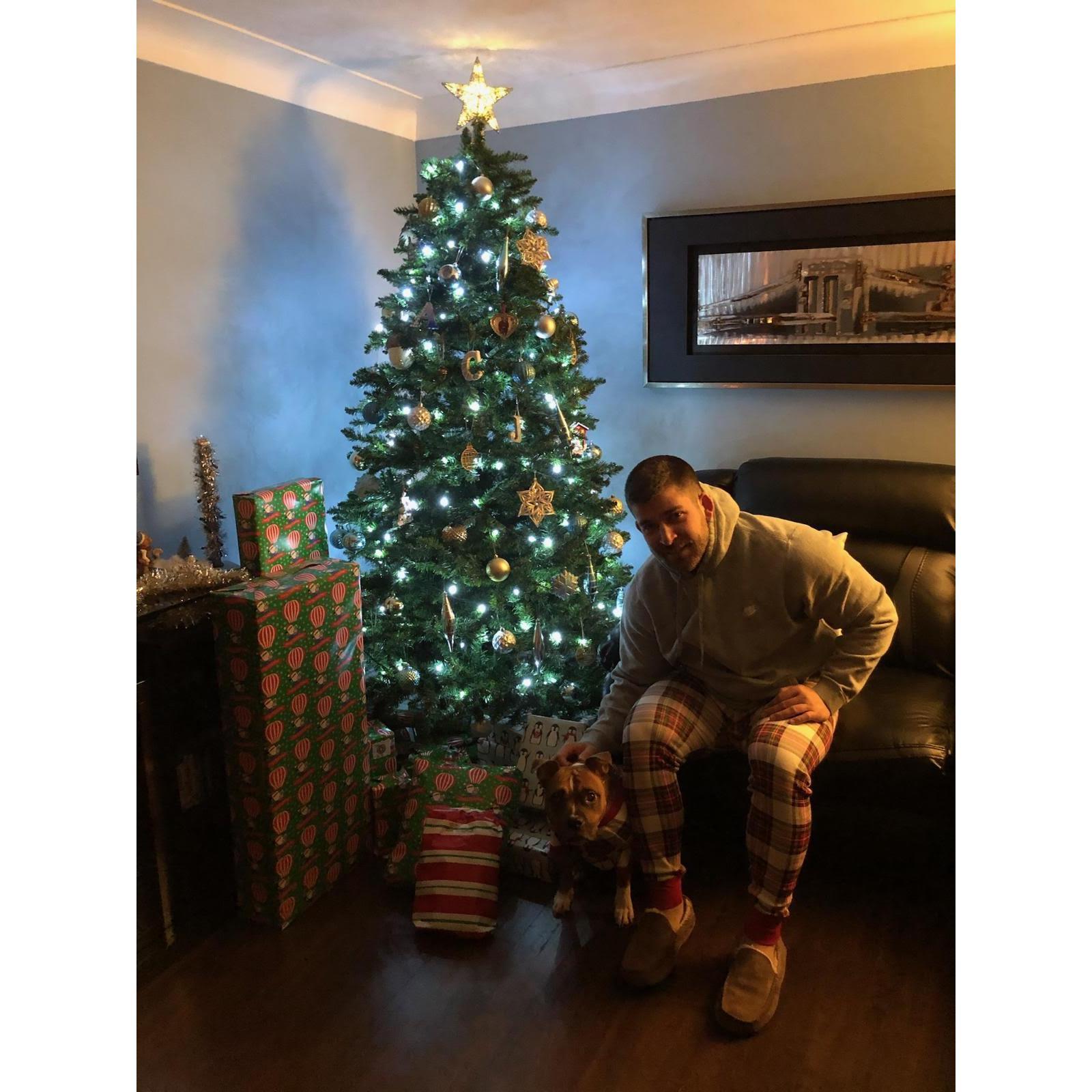 our first and only Christmas engaged