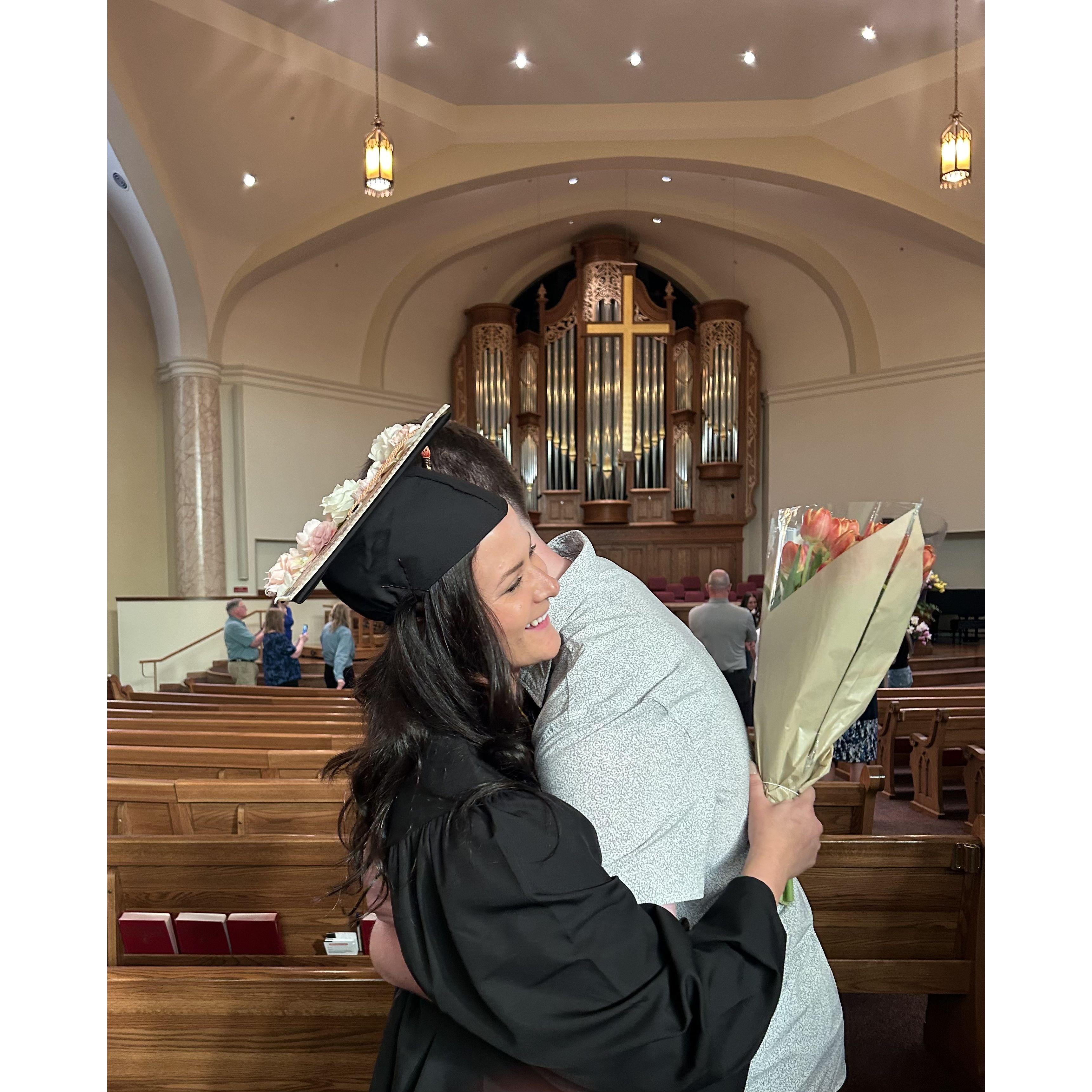 Jayden’s nursing school graduation