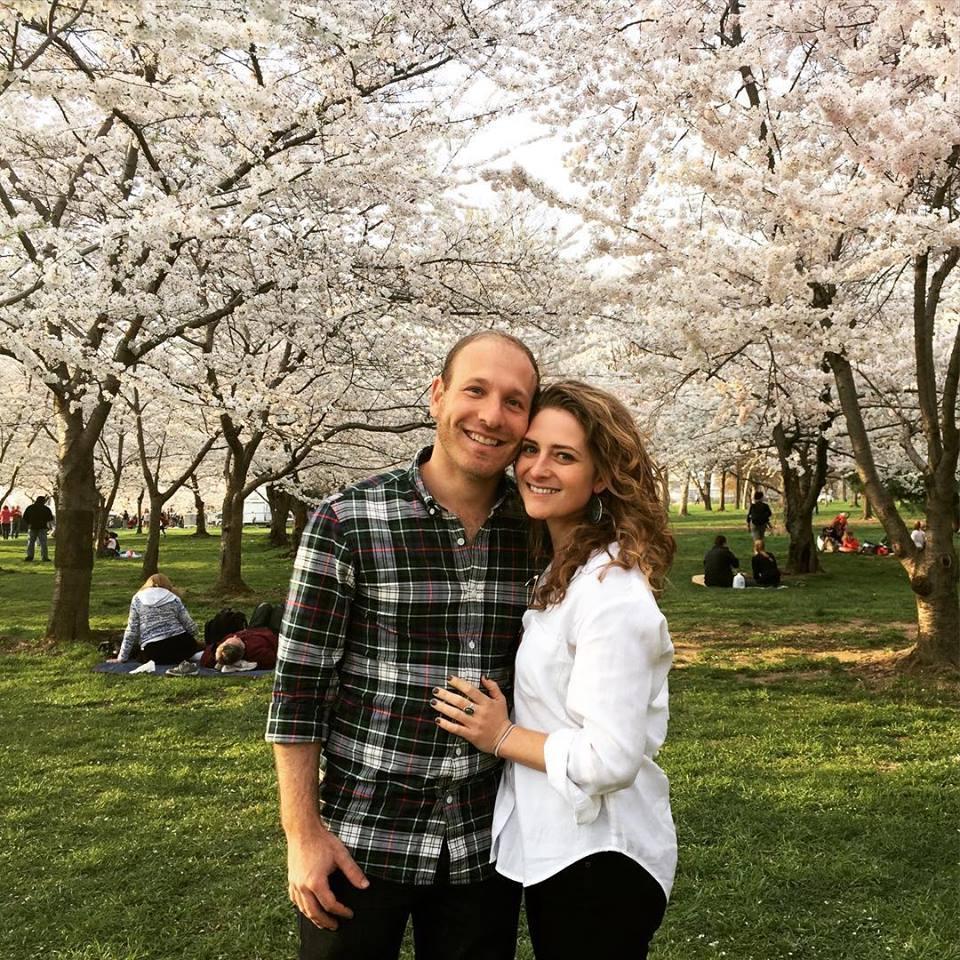 The first of many cherry blossom seasons together