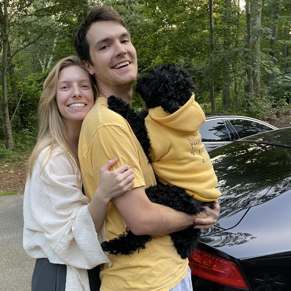 Moved into our first apartment together in Peabody, MA and Bo joined our family | Summer 2021