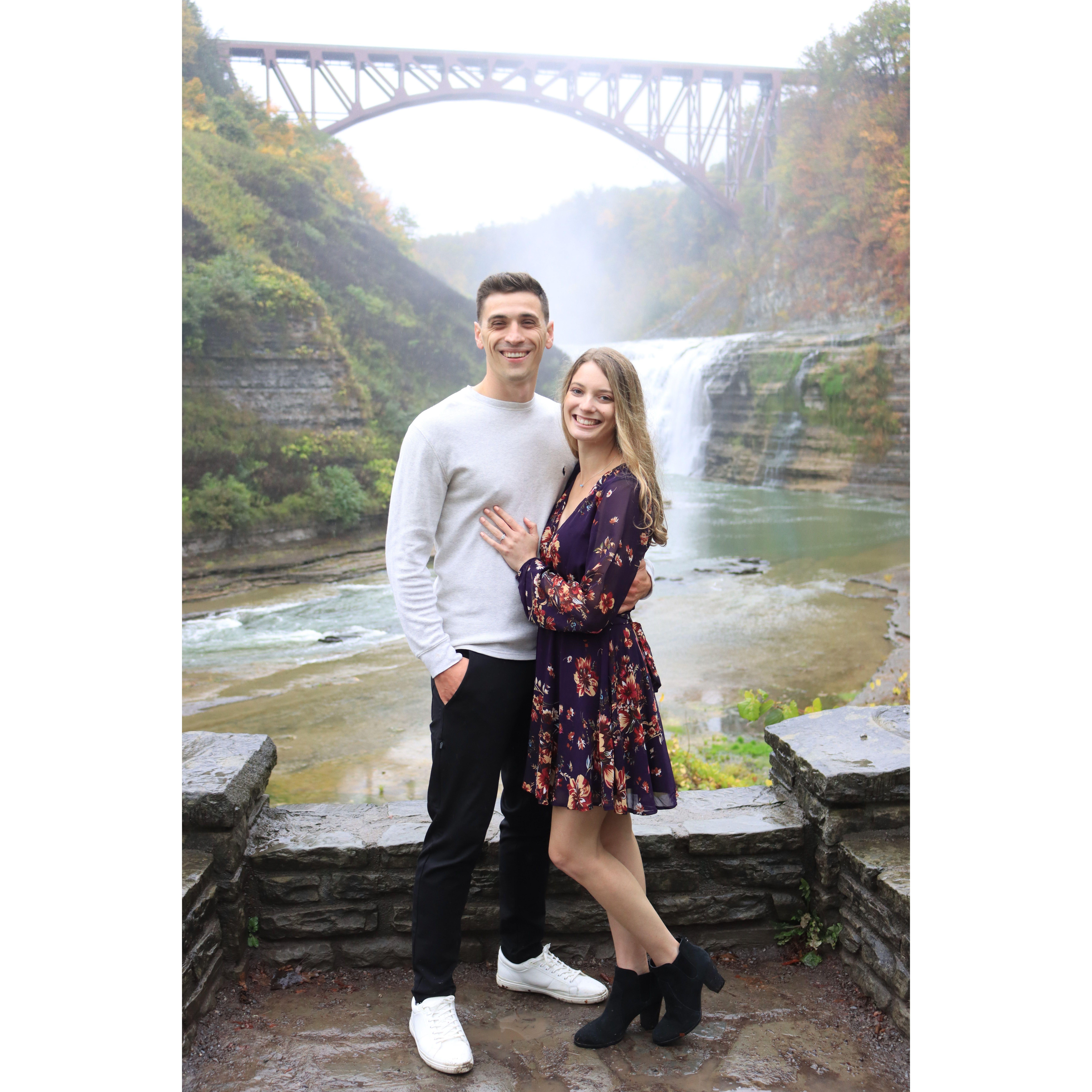 Engagement Pictures at Letchworth State Park