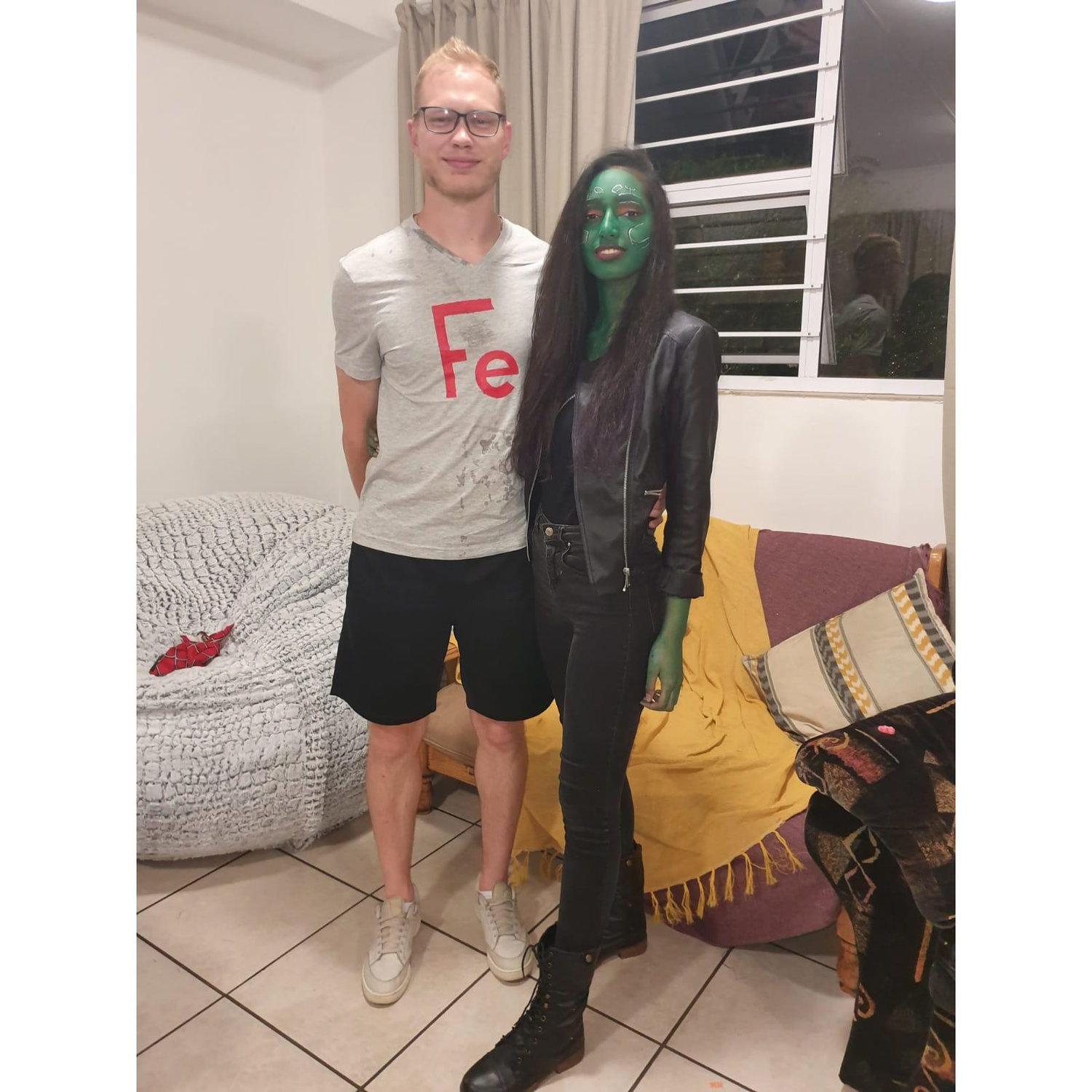Iron Man and Gamora