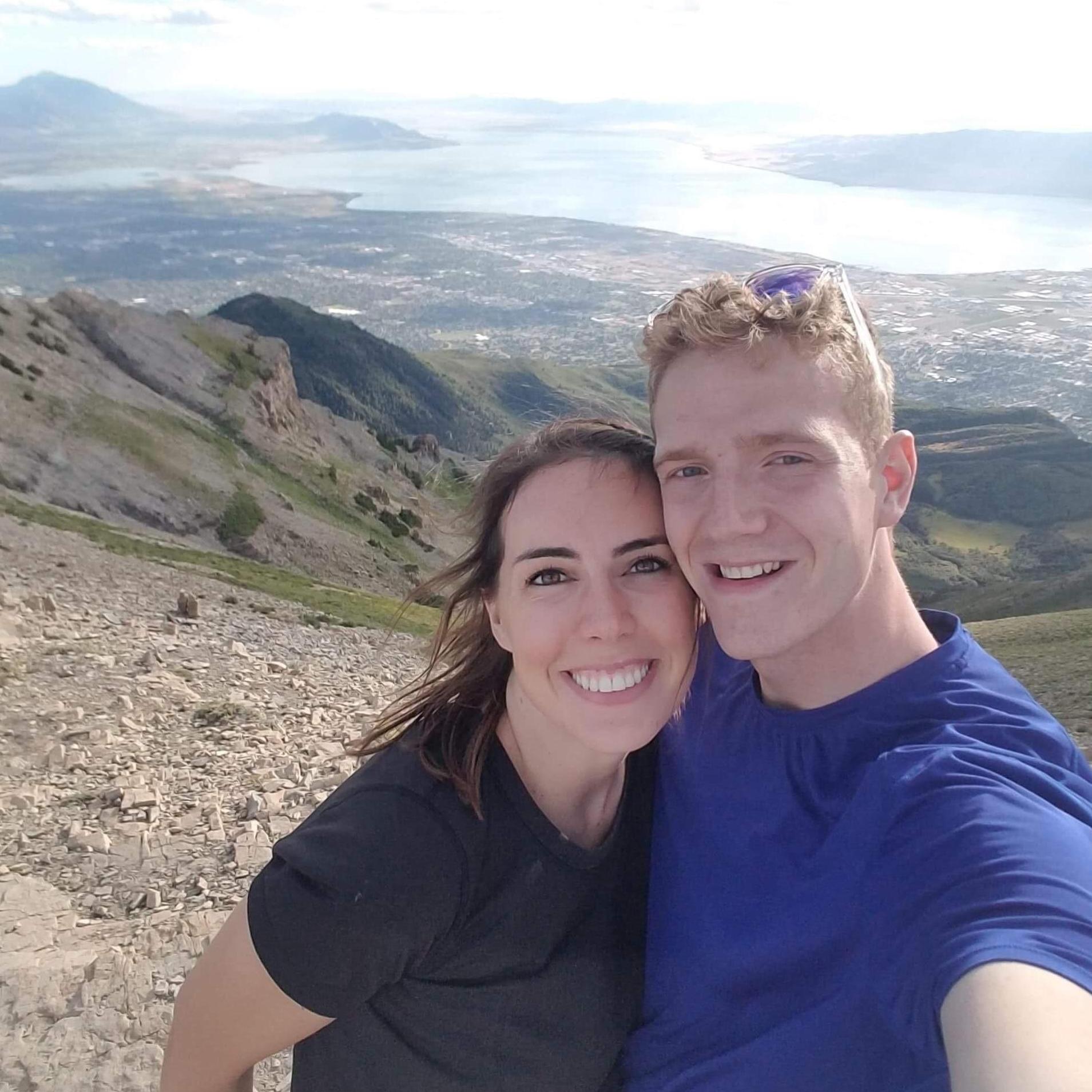 Mount Timpanogos, after a long day of hiking and eating Pringles (August 2019)