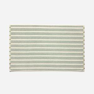 Reversible Looped Bath Mat (Color: Acorn and Aloe)