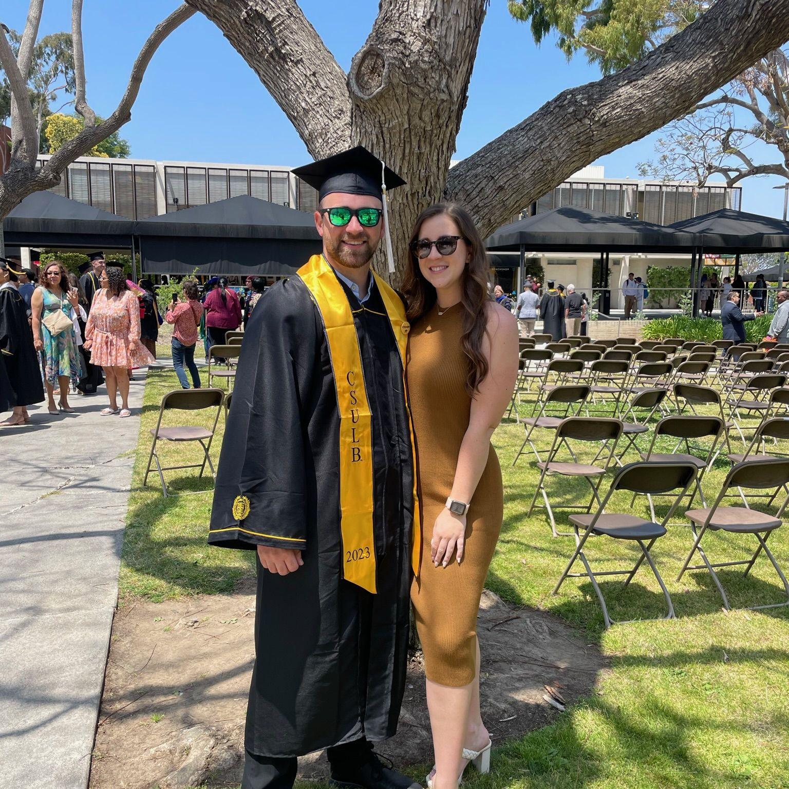 Taylor's graduation from CSULB in 2023