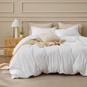 100% Washed Cotton Duvet Cover Queen Size