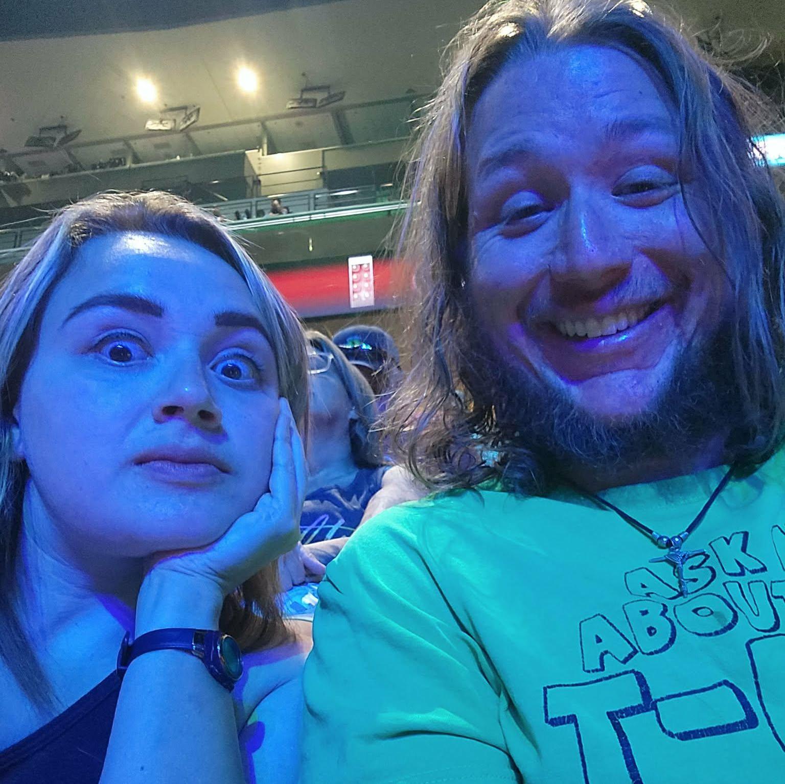 Told him to open his eyes as wide as he could.