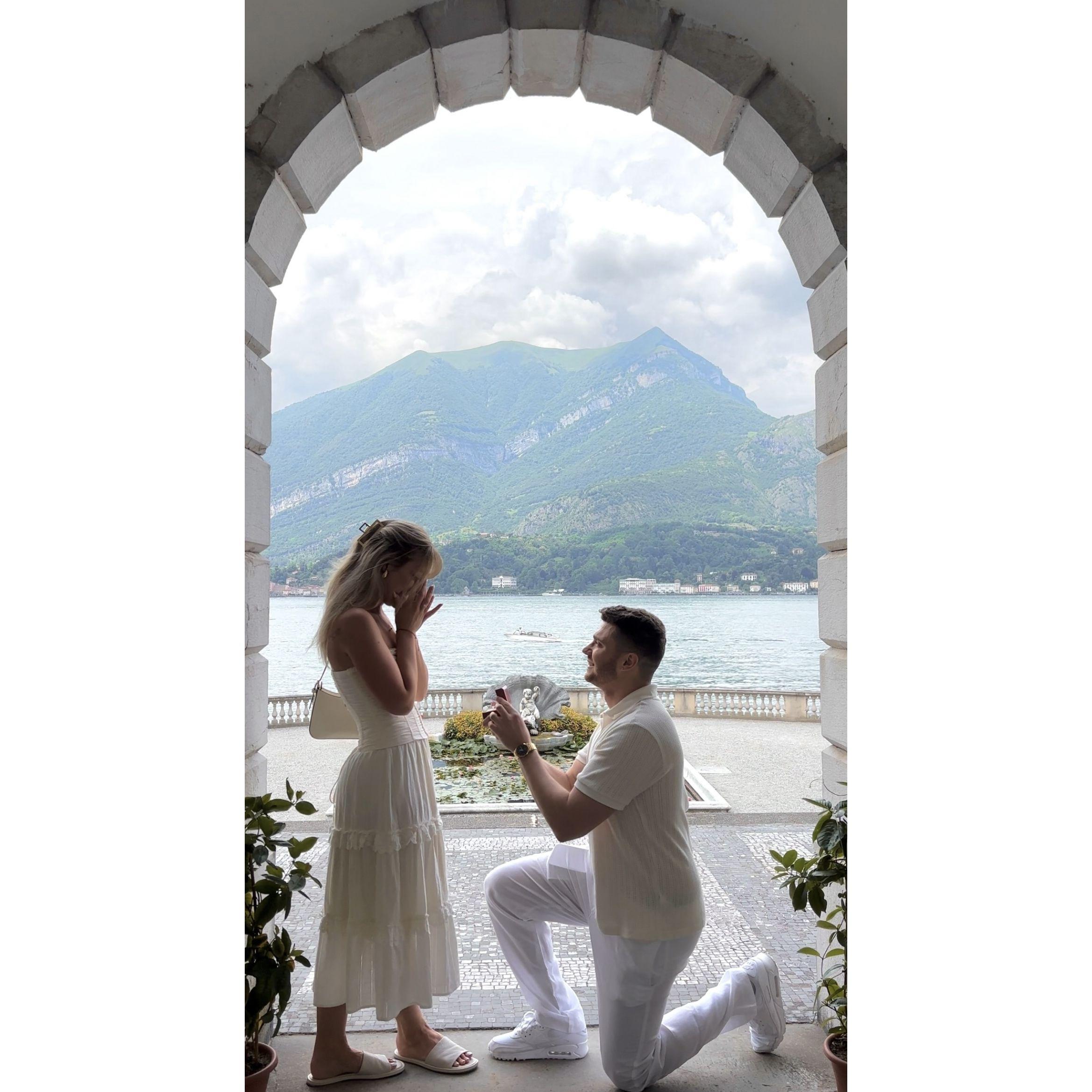 The moment Luka proposed