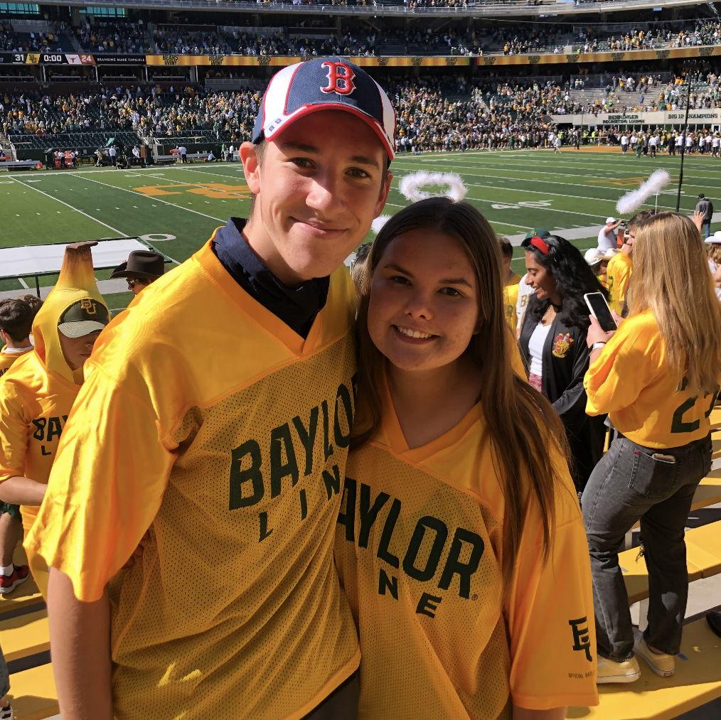 FIRST BAYLOR GAME TOGETHER!!! SIC' EM!!