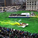 Dyeing the Chicago River Green