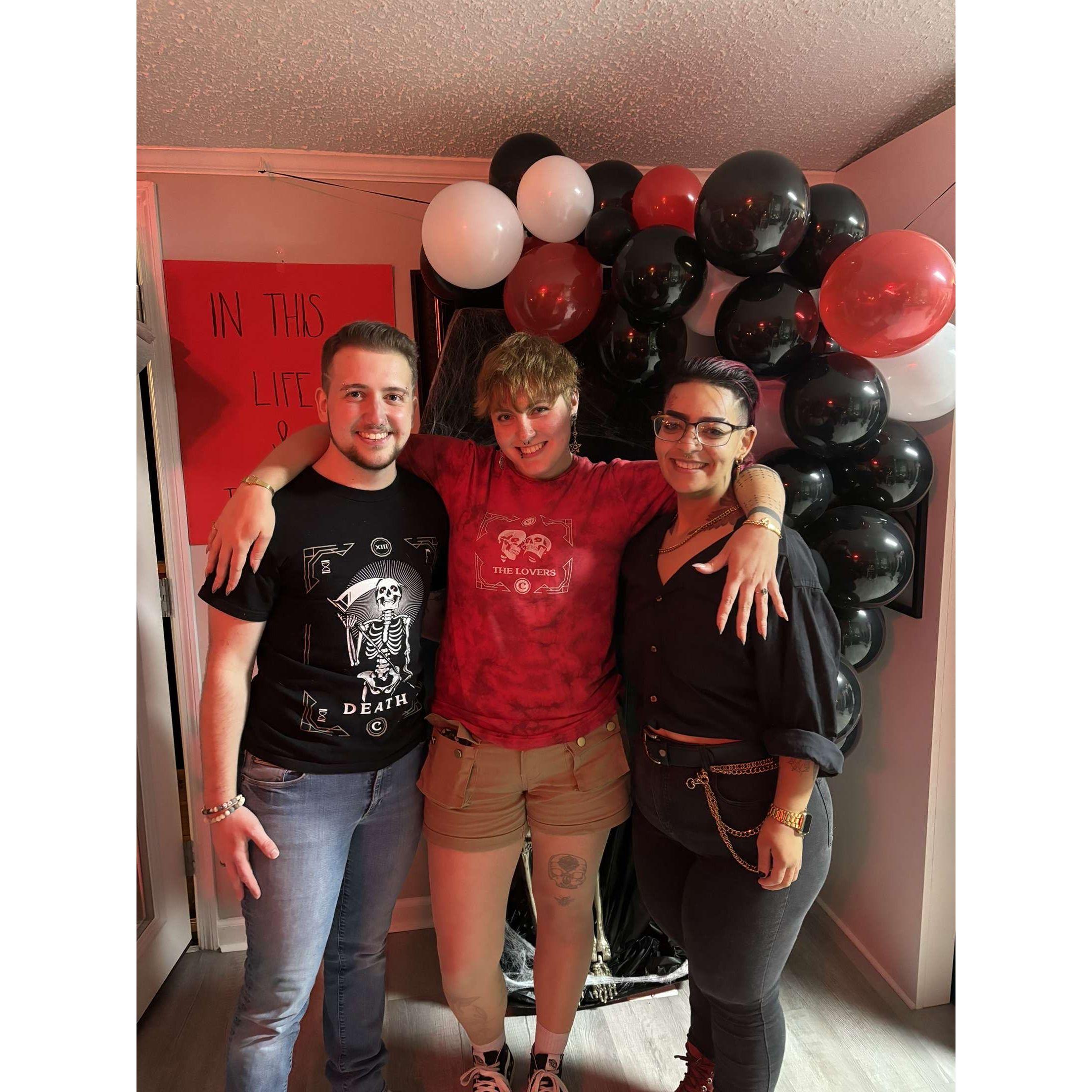 The surprise engagement party Micah put together