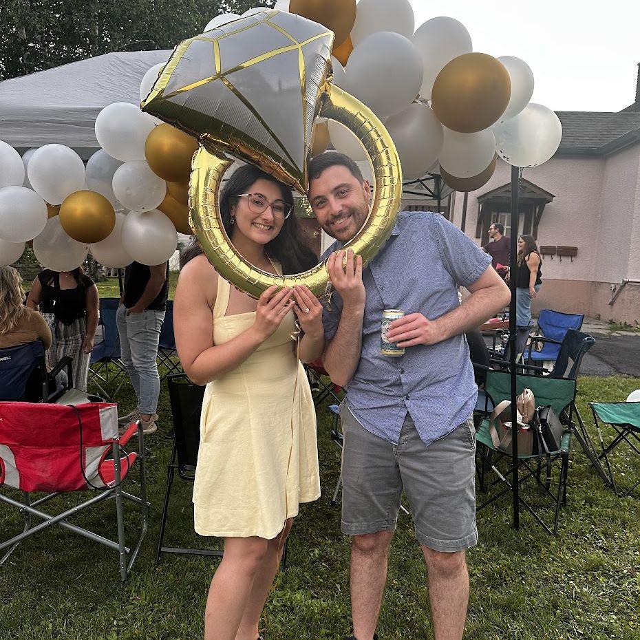 Our Engagement Party! In John and Michelle LaFroy's backyard!