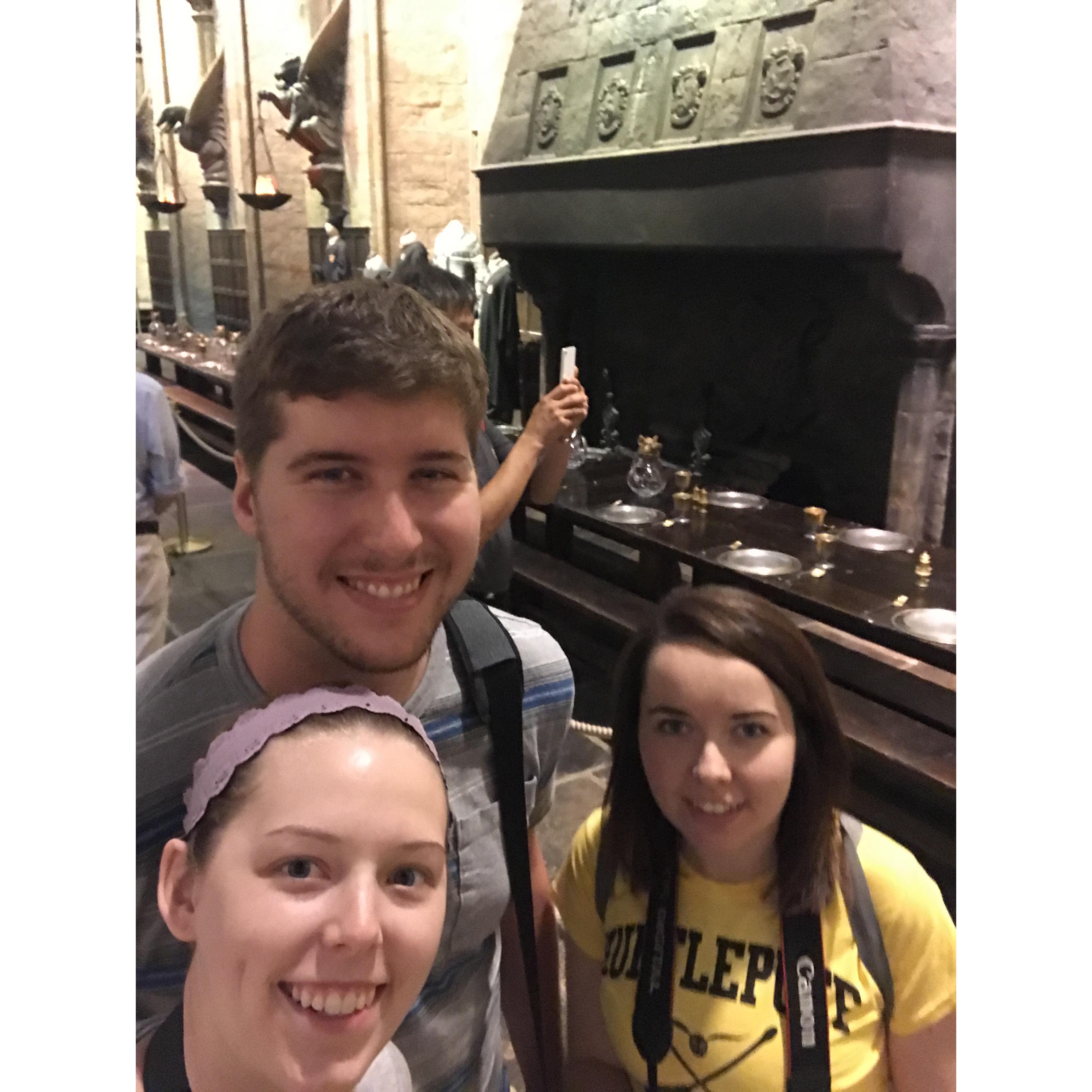 Our trip to the Warner Brothers Studio tour in the UK, with only the BEST TOUR guide, Amy! :) We were in the Great Hall.