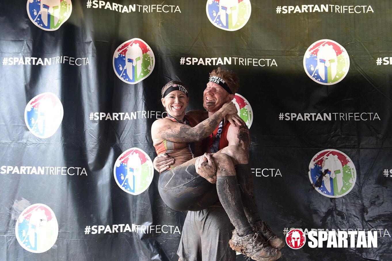 After the “not muddy at all” Houston Spartan Sprint, March 2018