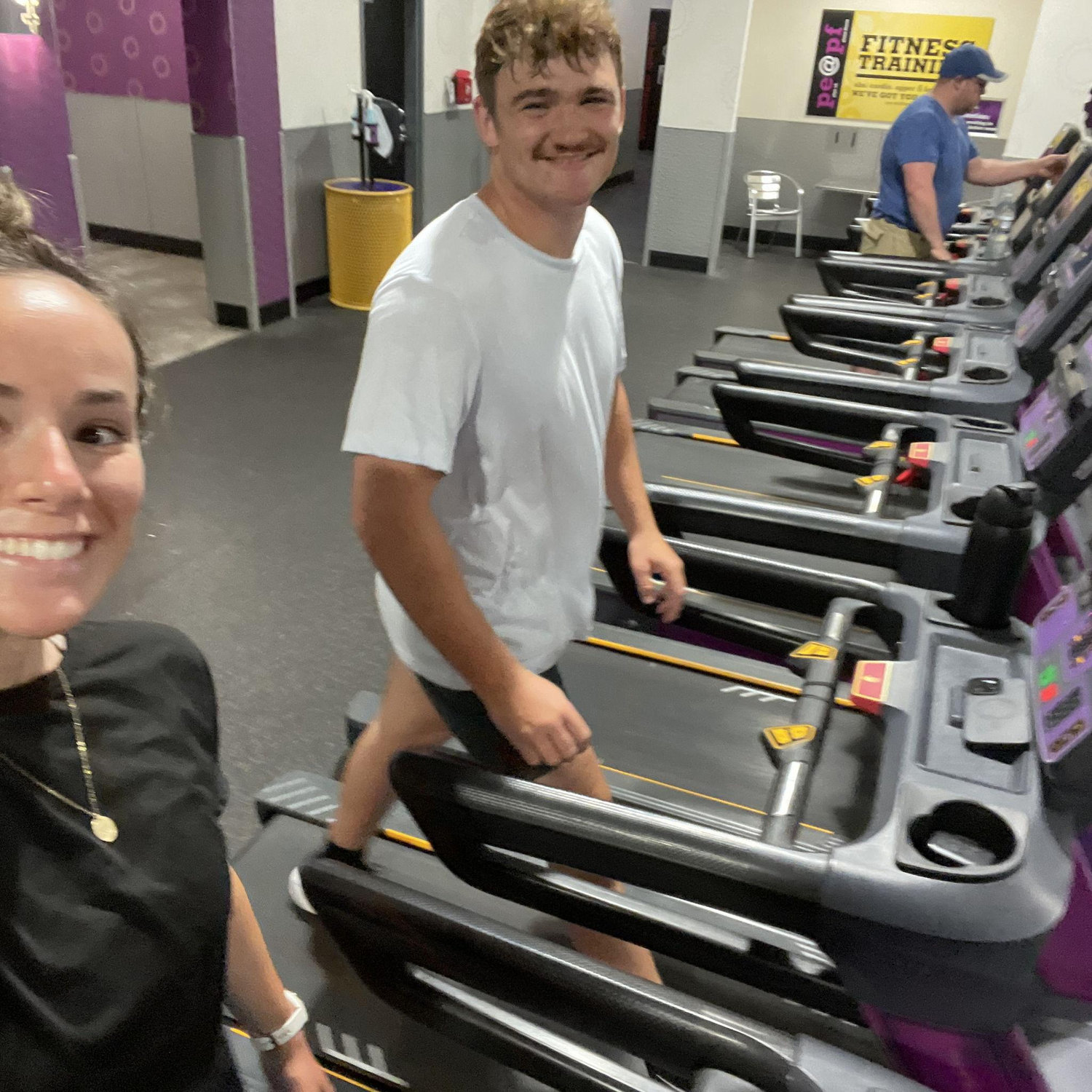 Our summer before med school consisted of working out a lot together! Rebekah got Derek to do cardio and Derek taught Rebekah to lift :)