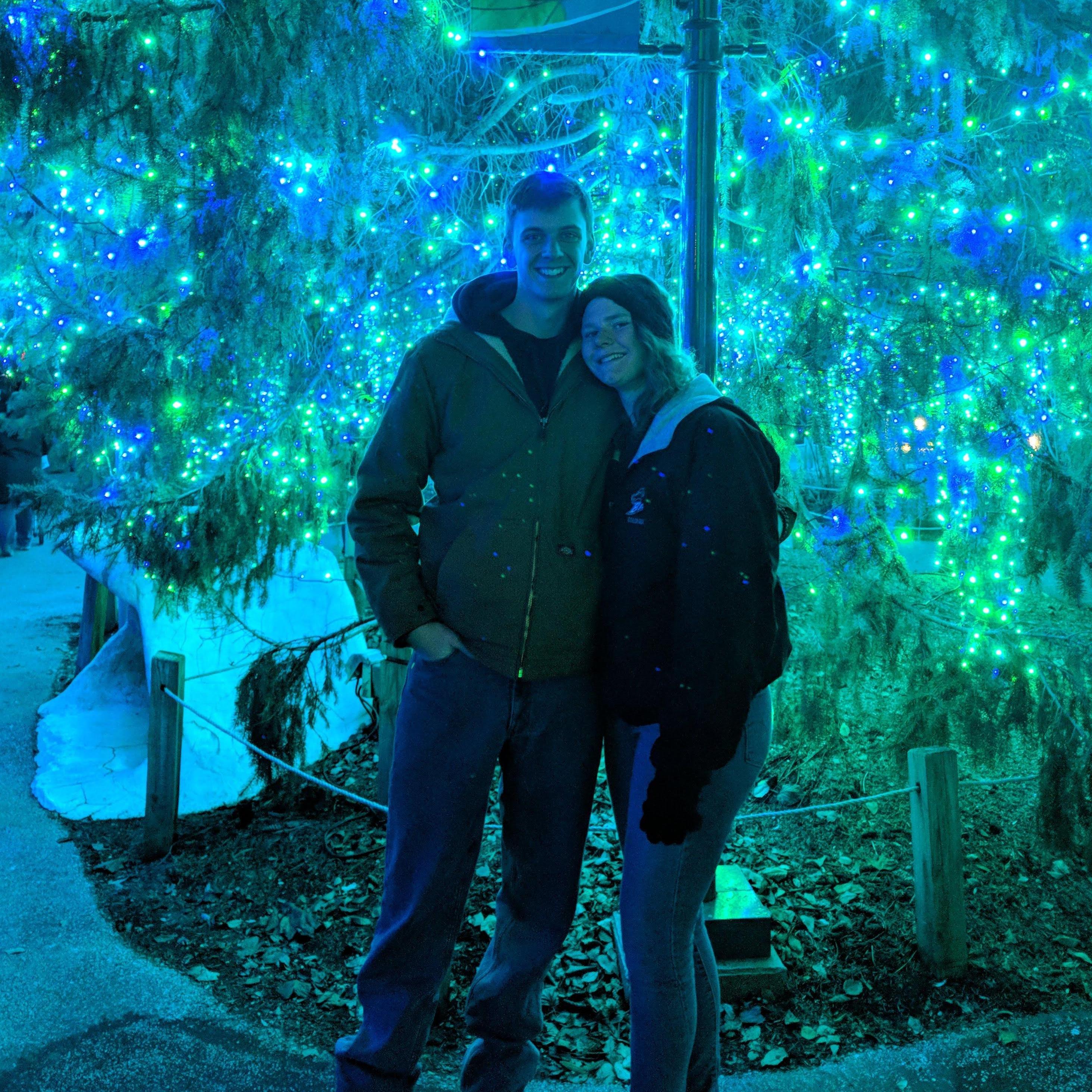 Toledo Zoo lights show. Nov 2018.