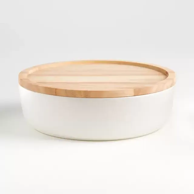 Oven-to-Table Round Serving Bowl with Lid