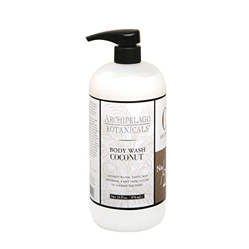 Archipelago Botanicals Coconut Wash for Body 33 Fl. Oz.