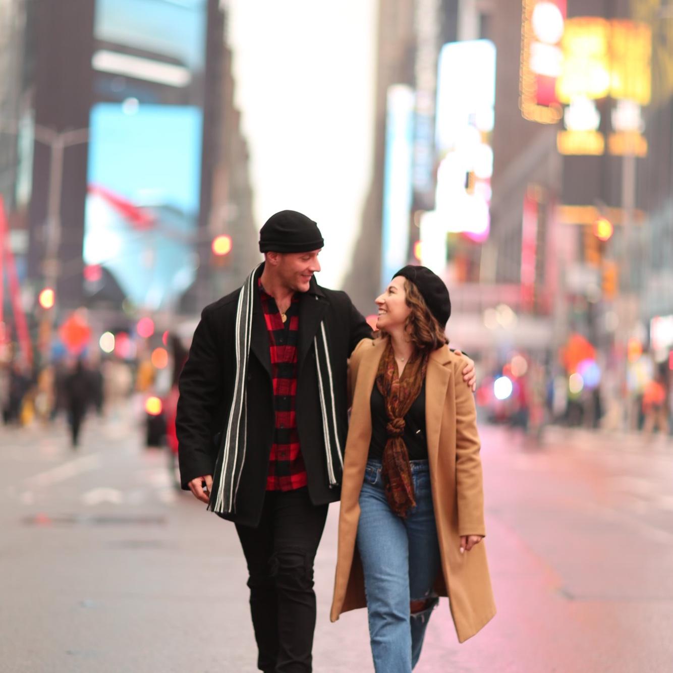 One of many visits to New York